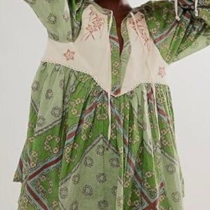 Free People Day Dreaming Mini Dress- L